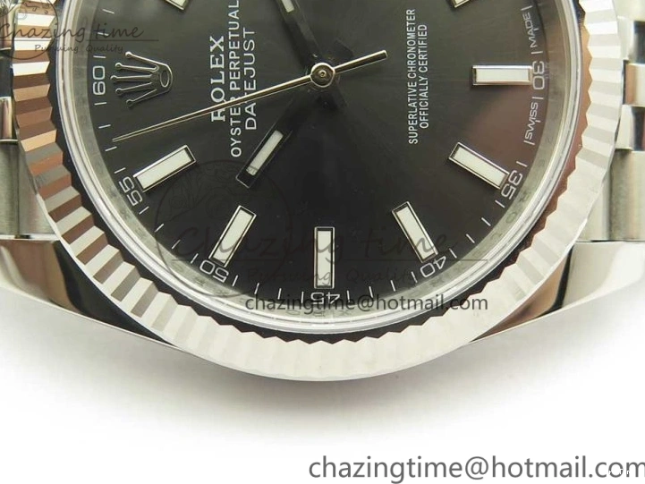 MiroTime 1219 DateJust 41 126334 904L SS DJF 1:1 Best Edition Gray Dial on Jubilee Bracelet A Colorful 3301